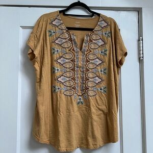 J. Jill Emroidred Top